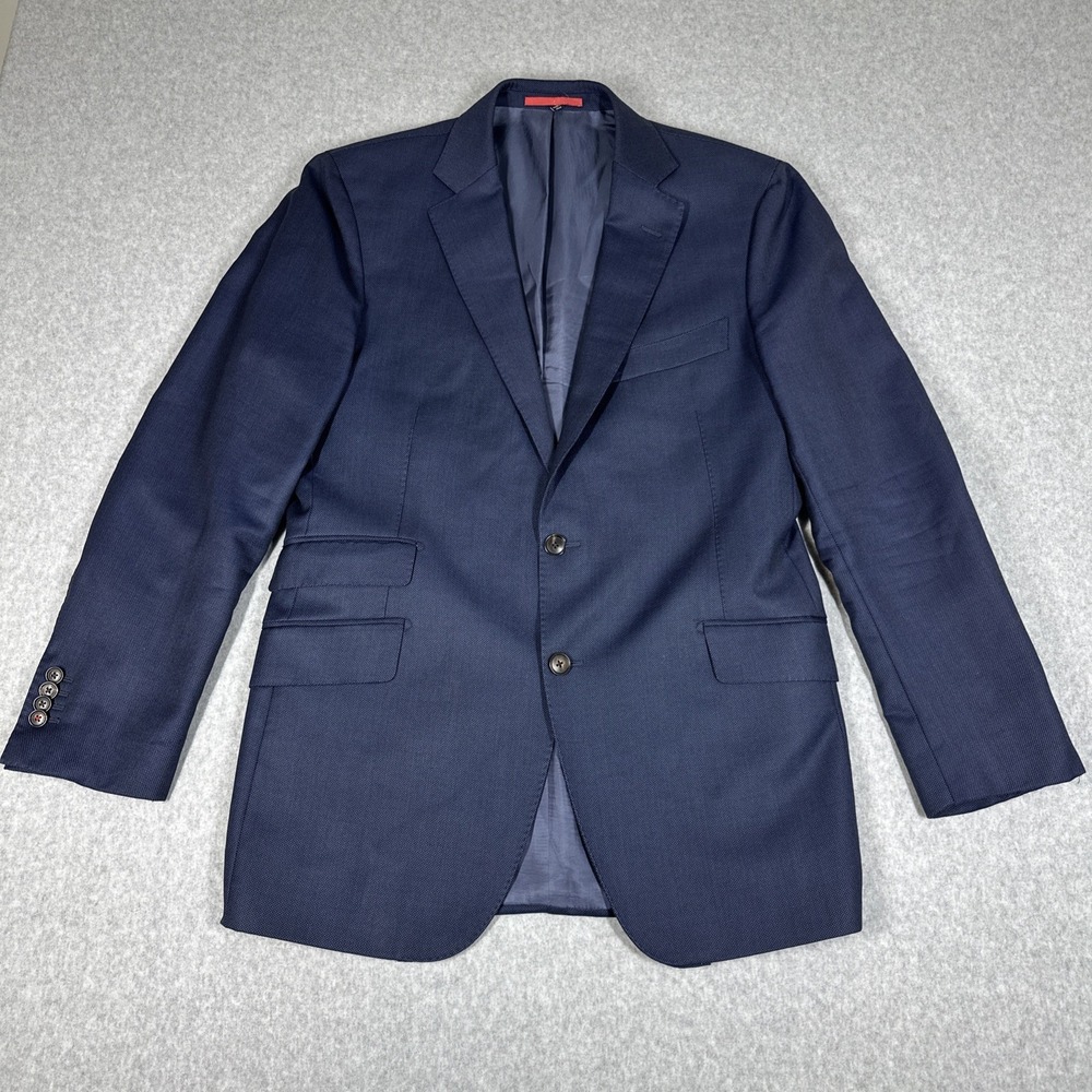 SUITSUPPLY Sienna Wool 42R Vitale Barberis Canonico Navy Birdseye Blazer